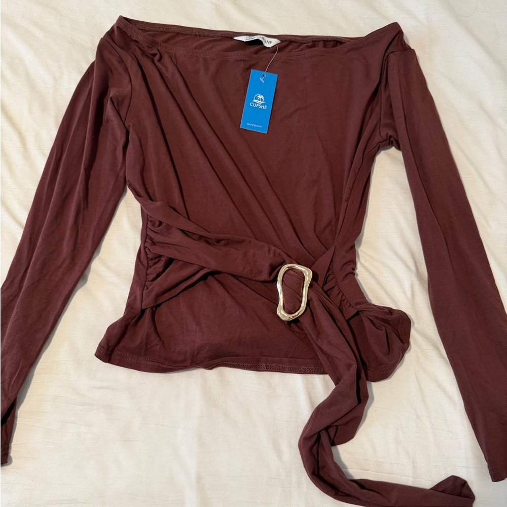 Minimal Muse Brown Top - Cupshe ✨